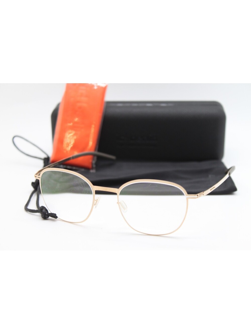 NEW IC! BERLIN MODEL VORIAS ROSE GOLD MATT AUTHENTIC EYEGLASSES W/CASE 48-22